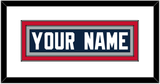New England Nameplate - Home Blue - Double Mat 2