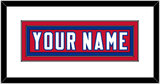 New England Nameplate - Alternate Red - Double Mat 1