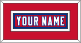 New England Nameplate - Alternate Red - Double Mat 2
