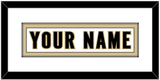 New Orleans Nameplate - Road White - Single Mat 1