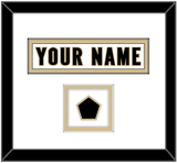 New Orleans Nameplate & Jersey Logo Patch - Road White - Double Mat 1