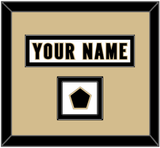 New Orleans Nameplate & Jersey Logo Patch - Road White - Double Mat 4