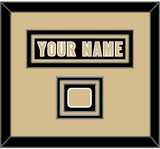 New Orleans Nameplate & Jersey Logo Patch - Home Black - Triple Mat 3