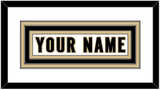 New Orleans Nameplate - Road White - Triple Mat 1