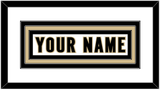 New Orleans Nameplate - Road White - Triple Mat 2