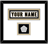 New Orleans Nameplate & Super Bowl XLIV Jersey Patch - Road White - Double Mat 2