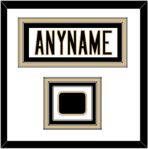 New Orleans Nameplate & Jersey Logo Patch - Road White - Triple Mat 1