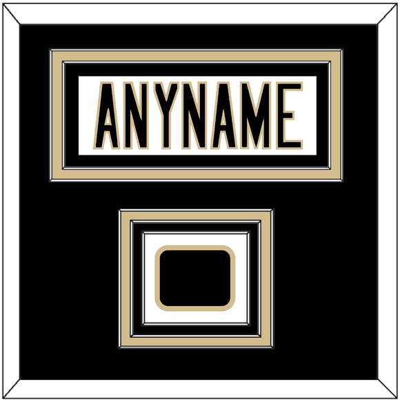 New Orleans Nameplate & Jersey Logo Patch - Road White - Triple Mat 2