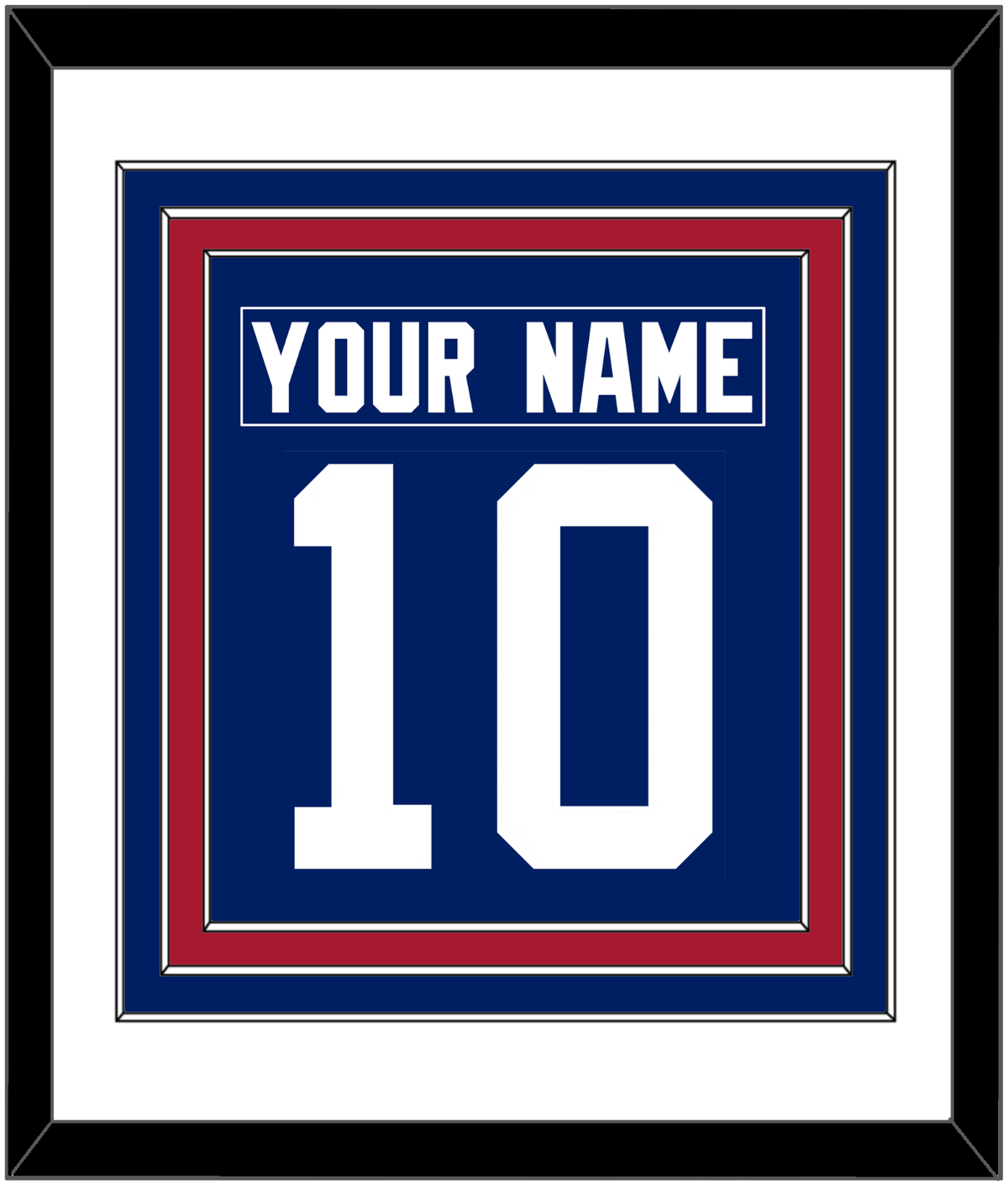 New York Nameplate & Full-Size Number - Combined