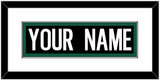 New York Nameplate - Alternate Black - Single Mat 1