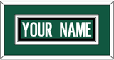 New York Nameplate - Home Green - Double Mat 3