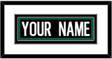 New York Nameplate - Alternate Black - Double Mat 1