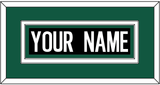 New York Nameplate - Alternate Black - Double Mat 3