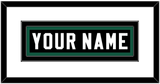 New York Nameplate - Alternate Black (2019-2023) - Double Mat 1