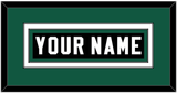 New York Nameplate - Alternate Black (2019-2023) - Double Mat 3