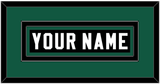 New York Nameplate - Alternate Black (2019-2023) - Double Mat 4