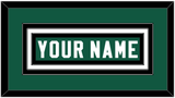 New York Nameplate - Home Green (2019-2023) - Triple Mat 1