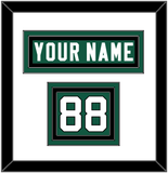 New York Nameplate & Number (Shoulder) - Home Green (2019-2023) - Triple Mat 2