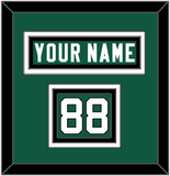 New York Nameplate & Number (Shoulder) - Home Green (2019-2023) - Triple Mat 3