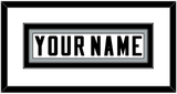 Las Vegas Nameplate - Road White - Double Mat 2