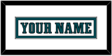 Philadelphia Nameplate - Road White - Single Mat 1
