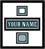 Philadelphia Nameplate, Logo Patch & Super Bowl Jersey Patch - Home Green - Triple Mat 2