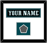 Philadelphia Nameplate & Super Bowl Jersey Patch - Alternate Black - Single Mat 1