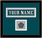 Philadelphia Nameplate & Super Bowl Jersey Patch - Home Green - Double Mat 3