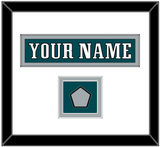 Philadelphia Nameplate & Super Bowl Jersey Patch - Home Green - Double Mat 2