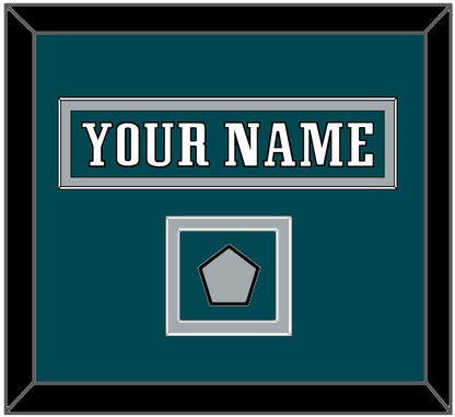 Philadelphia Nameplate & Super Bowl Jersey Patch - Home Green - Signature Tier 4