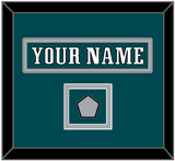 Philadelphia Nameplate & Super Bowl Jersey Patch - Home Green - Double Mat 4