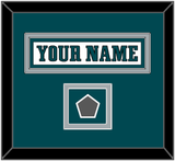 Philadelphia Nameplate & Super Bowl Jersey Patch - Road White - Double Mat 2