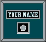 Philadelphia Nameplate & Jersey Logo Patch - Alternate Black - Double Mat 2