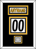 Pittsburgh Nameplate & Number (Back) With Super Bowl Jersey Patch - Road White - Triple Mat 2