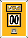 Pittsburgh Nameplate & Number (Back) With Super Bowl Jersey Patch - Road White - Triple Mat 3