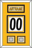 Pittsburgh Nameplate & Number (Back) With 2 Super Bowl Jersey Patches - Road White - Triple Mat 3