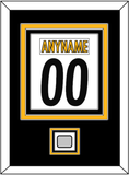 Pittsburgh Nameplate & Number (Back) Combined, With Super Bowl Jersey Patch - Road White - Triple Mat 2