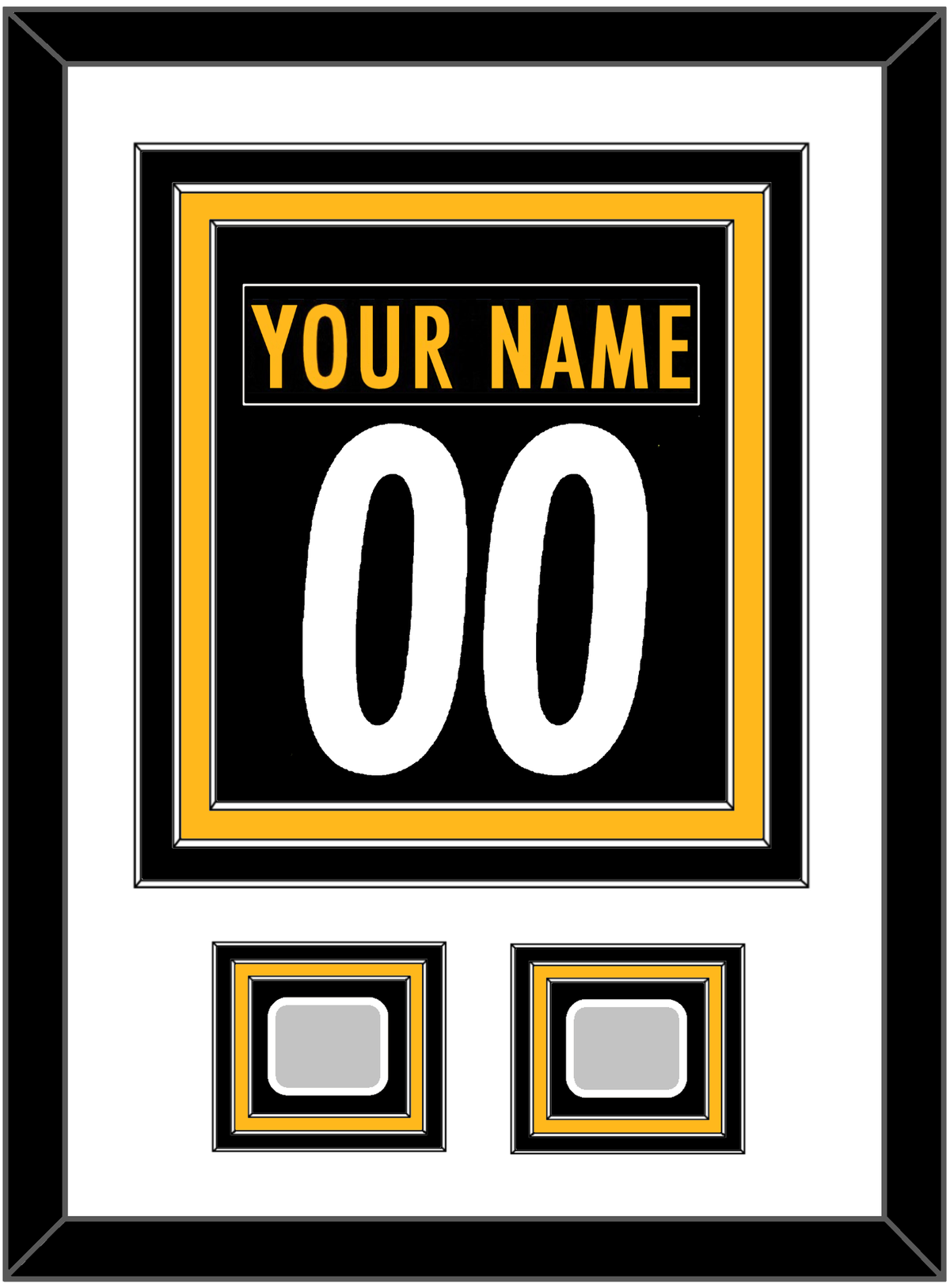 Pittsburgh Legacy Nameplate & Full-Size Number - Combined