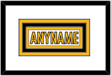 Pittsburgh Nameplate - Road White - Triple Mat 2