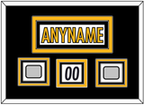 Pittsburgh Nameplate, Number (Shoulder), Super Bowl XL & XLIII Jersey Patches - Road White - Triple Mat 2