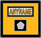 Pittsburgh Nameplate & Super Bowl Jersey Patch - Road White - Single Mat 2