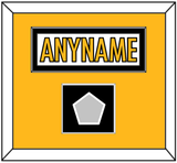 Pittsburgh Nameplate & Super Bowl Jersey Patch - Road White - Single Mat 2
