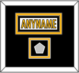 Pittsburgh Nameplate & Super Bowl Jersey Patch - Road White - Double Mat 3
