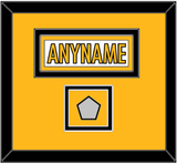 Pittsburgh Nameplate & Super Bowl Jersey Patch - Road White - Double Mat 4