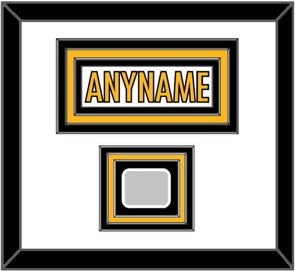 Pittsburgh Nameplate & Super Bowl Jersey Patch - Road White - Triple Mat 1