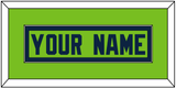 Seattle Nameplate - Alternate Green - Single Mat 2