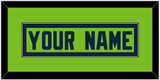 Seattle Nameplate - Alternate Green - Single Mat 2