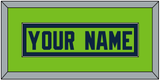 Seattle Nameplate - Alternate Green - Single Mat 2