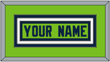 Seattle Nameplate - Alternate Green - Triple Mat 1