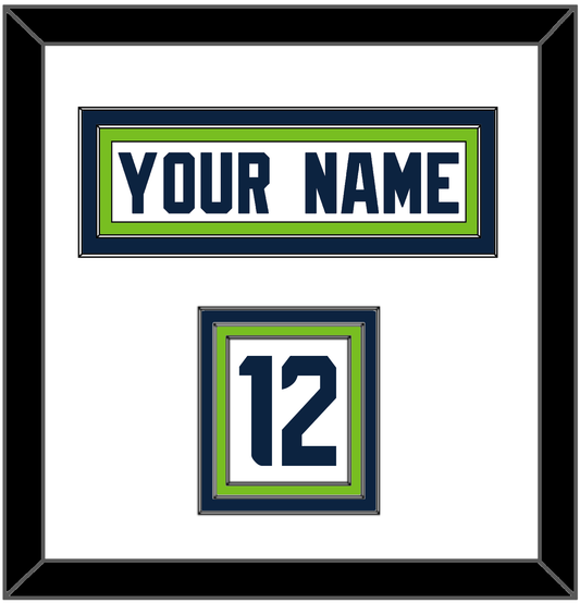 Seattle Nameplate & Shoulder Number